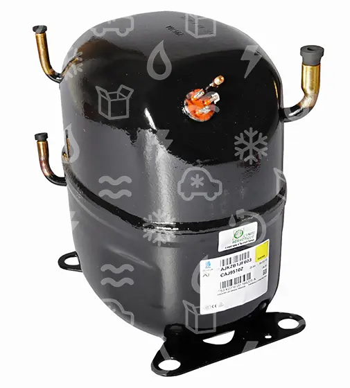 kompresor Tecumseh CAJ9510Z, HBP - R404A, 220 - 240V, 50 Hz, 1 fáz, PÁJECÍ